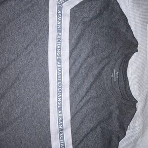 Armani Exchange Charcoal Gray Tee